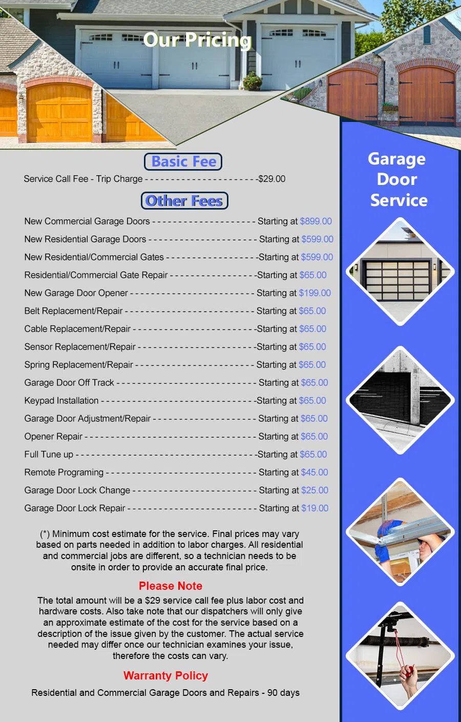 Westville Metro Garage Door Repair Service Westville, NJ 856-242-6997